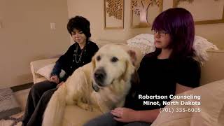 Theo - professionally trained and certified therapy dog