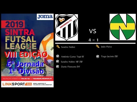 VIII Edição Sintra Futsal League 2ªDiv 6ªJorn Abrunheira vs New Team 4 - 1