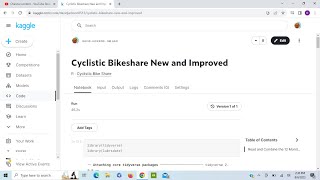 Kaggle/Cyclistic Bikeshare: New And Improved (vid 01)