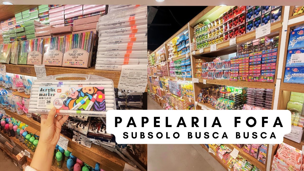 FUI CONHECER ESSA PAPELARIA FOFA DO BRÁS | BARATA E CHEIA DE NOVIDADES!  ATACADO E VAREJO