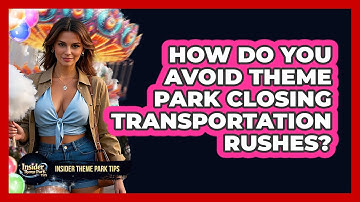 How Do You Avoid Theme Park Closing Transportation Rushes? - Insider Theme Park Tips