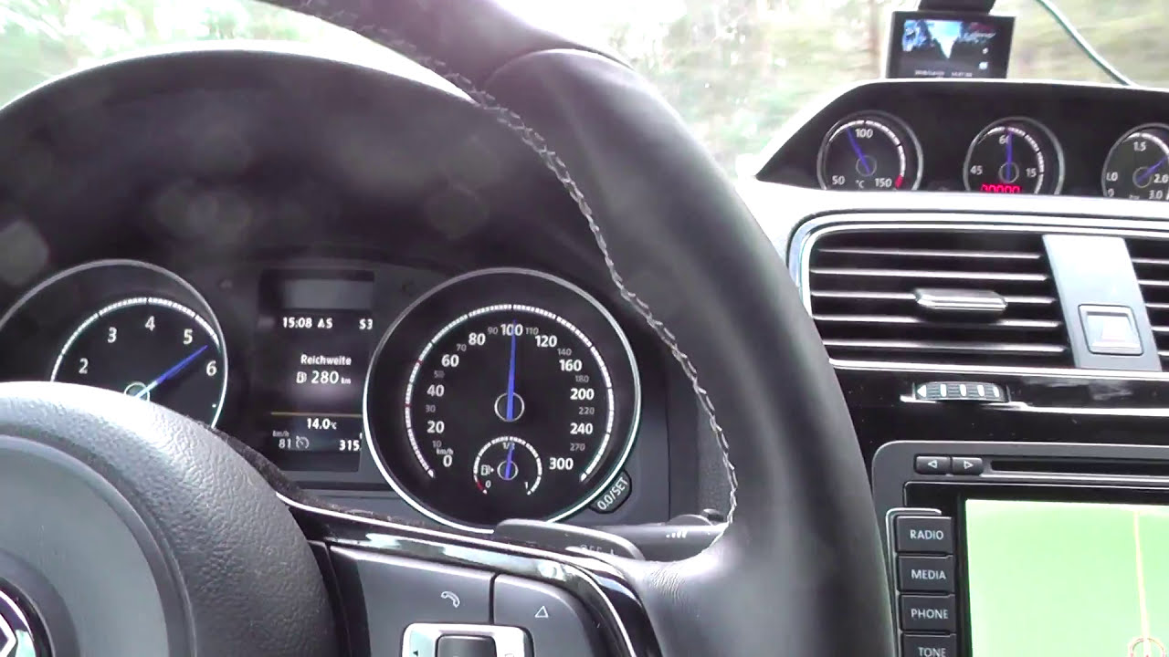 scirocco r 0-100km/h 5,8sek no launch control