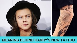 The Truth Behind Harry Styles’ New Tattoo | Hollywire