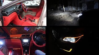 Modified Maruti Ciaz | Maruti Ciaz Headlight Upgraded | New Interior For Maruti Ciaz