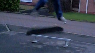 Kickflip Willy Grind WITH A SNAPPED DECK