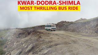 Dodra Kwar series | P-6 Dodra Kwar to Shimla - Most thrilling bus journey