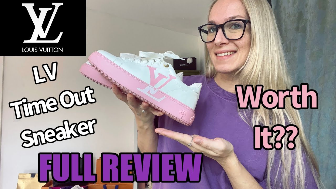 LOUIS VUITTON TIME OUT SNEAKERS!  UPDATED REVIEW + 2 YEAR WEAR