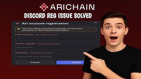 ARICHAIN Airdrop: Discord Registration Issue Finally Solved! 🔥(Step-by-Step)