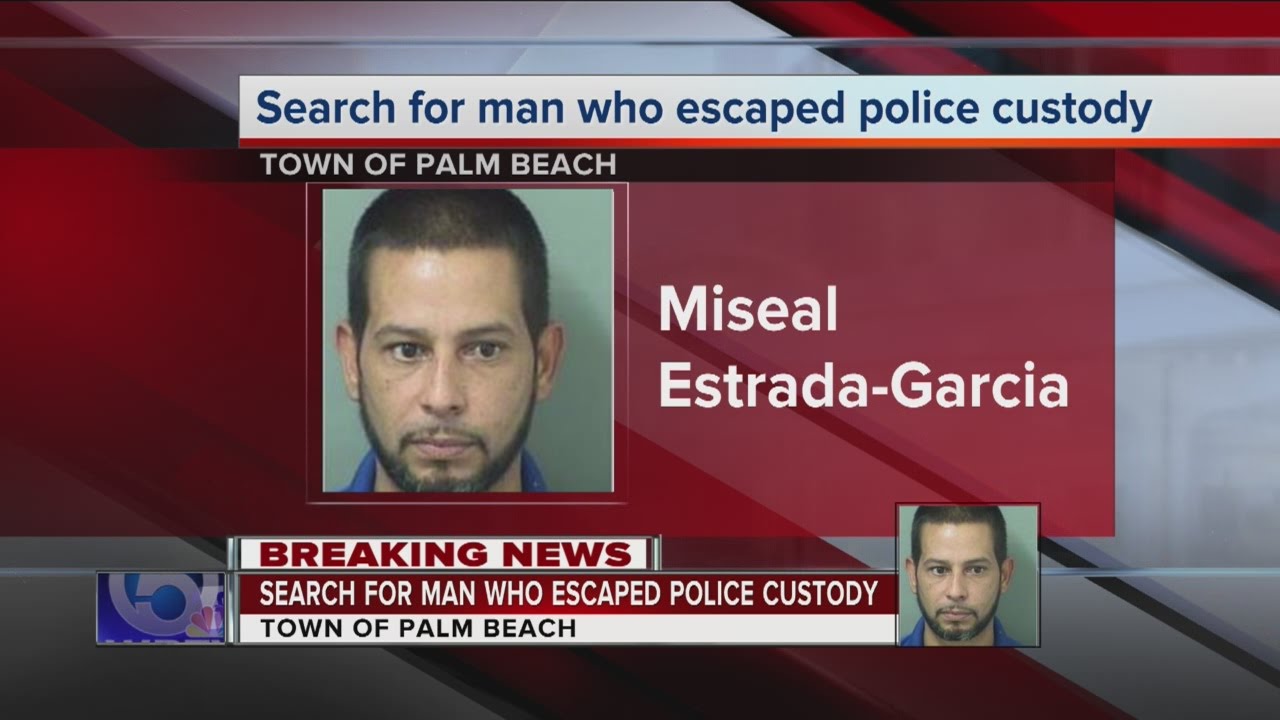 Search for man who escaped police custody