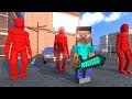 STEVE MobMad with AI Minecraft vs. AI War NPC Wars in Overgrowth with Active Ragdoll