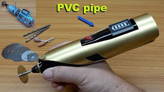 Homemade handheld multifunction cutter from PVC plastic