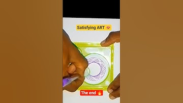 🌀 Watch the beauty of symmetry unfold! Perfect loop drawing with a spirograph.#viral #satisfying