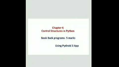 Python - Book back programs (5marks) Using Pydroid 3 App in Mobile 12th CS Chapter-6 Part-7