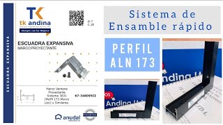 PERFIL ALN 173 - Sistema de Ensamble rápido Anudal By: TK Andina