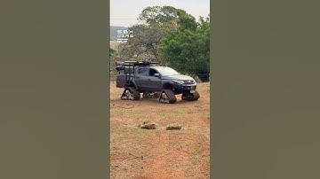 Car With Tank Tracks! 😱 #cars #tanks #custom