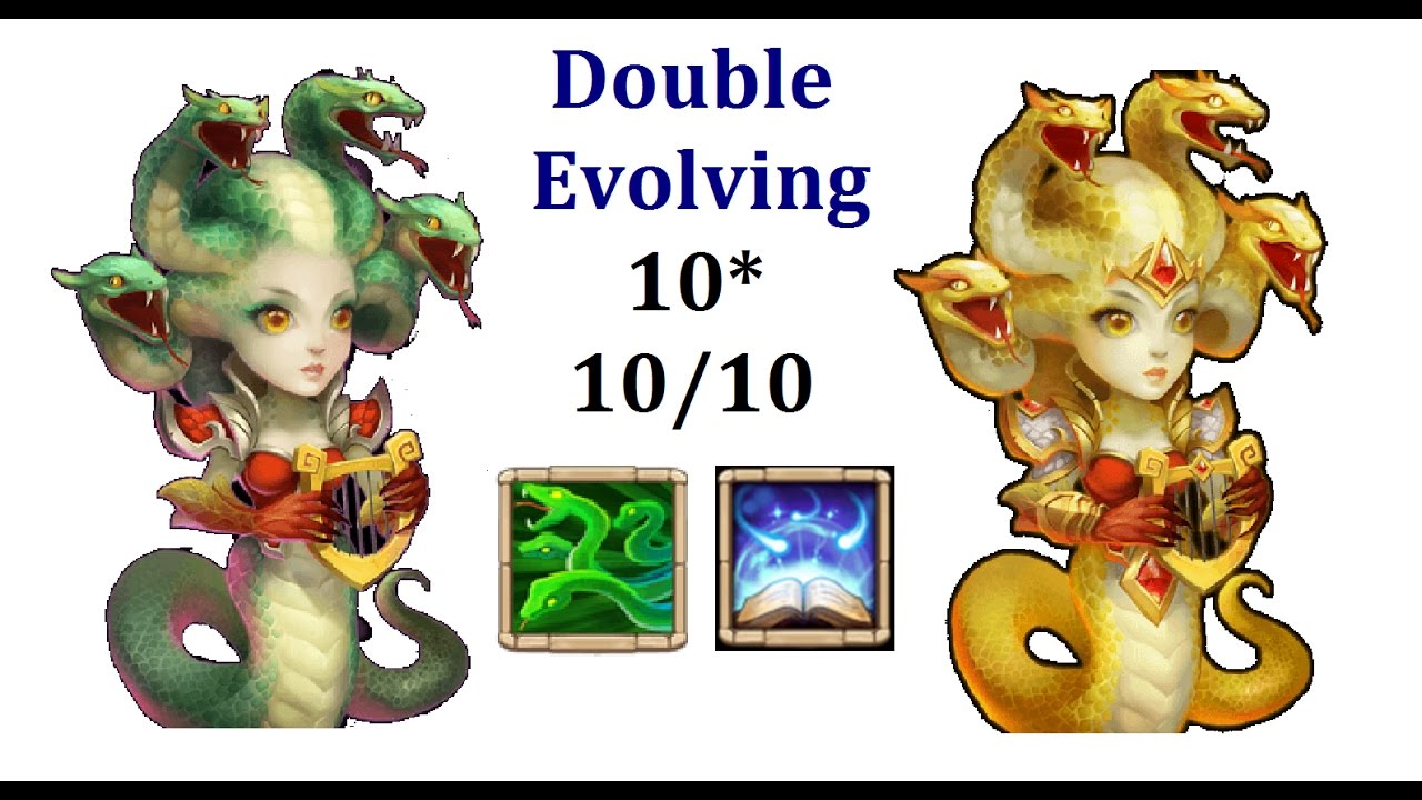 Double Evolving Max Skill MEDUSA Gameplay Castle Clash Spending Fame