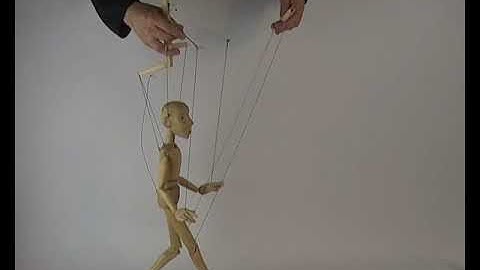 Operating a marionette: walking