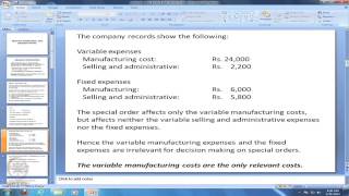 Mod-09 Lec-09 Relevant Information and Decision Making