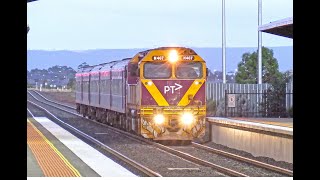 WITHDRAWN Loco hauled services return to Rockbank Station with the N Set Passenger Cars by Schony747 Trains Trams Planes 2,198 views 5 months ago 7 minutes, 19 seconds