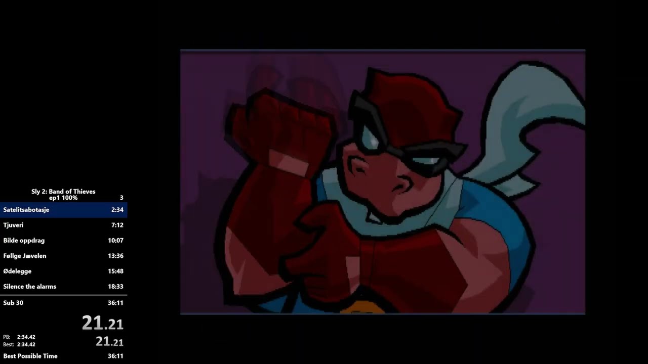 Sly 2 ep 1 100% in 34:45