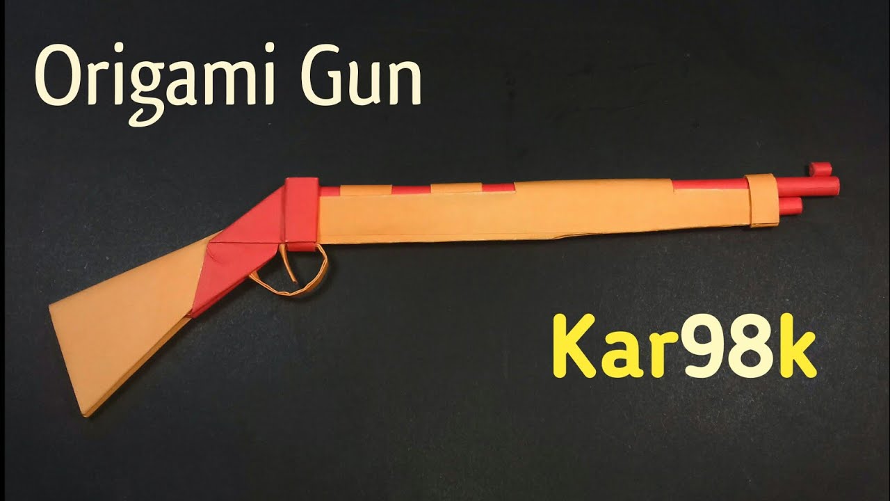 Origami Gun Kar98k Sniper | How to Make Paper Kar98k Gun | How to Make