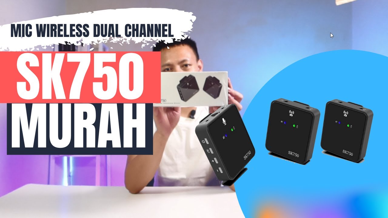 Mini Wireless Microphone SK750 Dual Channel 2 Transmitter 1 Receiver YouTube