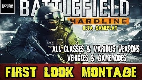 Battlefield Hardline Beta | First Look Montage | All Classes & Various Weapons, Vehicles & Gamemodes