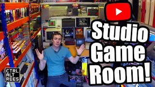 TINY Game Room / YouTube Studio Tour (2.3m x 2.9m / 7'6 x 9'6) - 2021 Update!