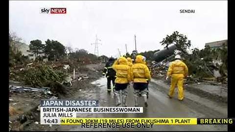 Julia Mills on Sky News talks about the disaster and how to contribute #play4jpn