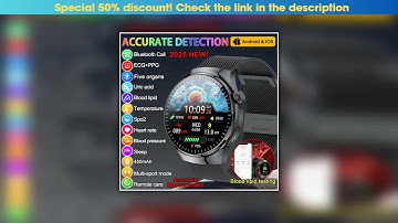 Review 2025 New For Xiaomi Health Nursing Grade Smart Watch Men Blood Lipid Uric Acid Tracker ECG+P