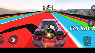 Amazing Jet Car Ramp Stunt Racing Crazy GT Car Master Driving Simulator AndroidGameplay.games vidio. screenshot 5