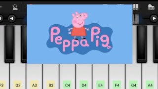 How to play - Peppa pig them song  ( piano tutorial lesson)