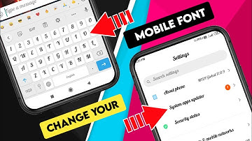How to change Font Style in any Android Mobile Without using any App in Tamil (No Root) | #NESH_TECH