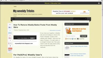 how to remove weebly button footer in weebly sites