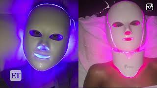180125285 Kristen Bell Scares Husband Dax Shepard With Glowing Mask
