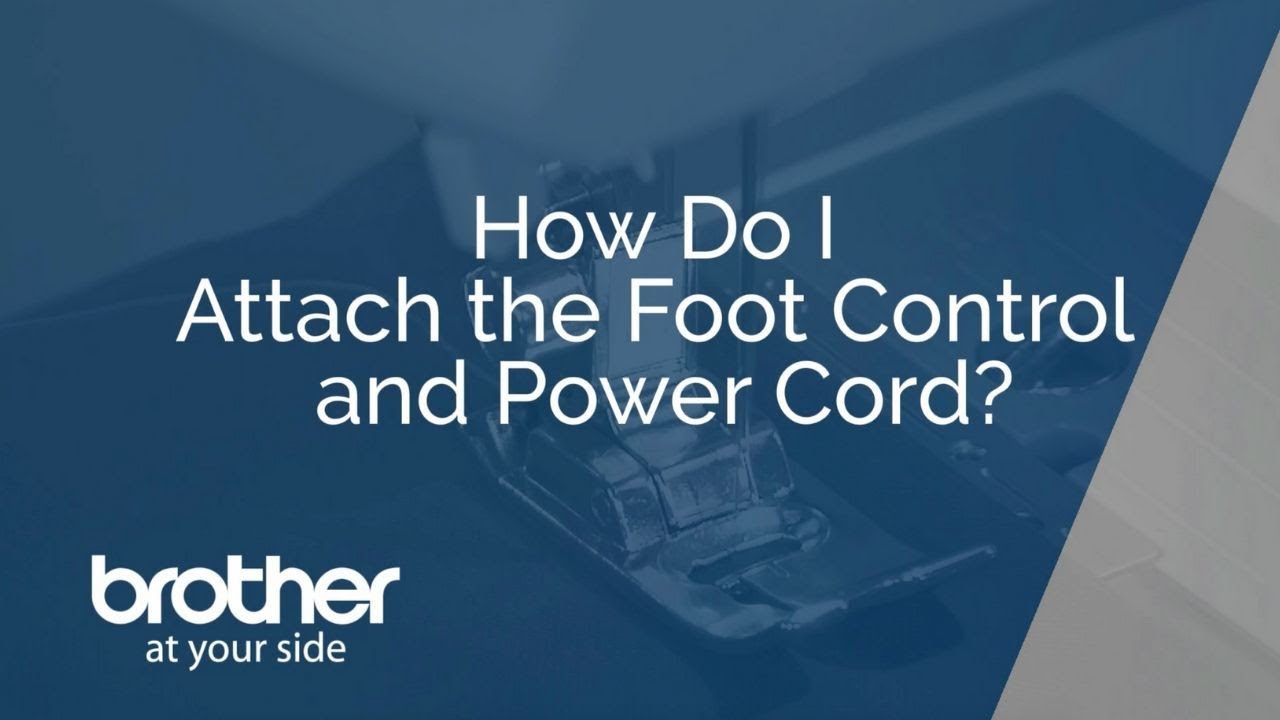 Foot Controls / Power Cords for Brother Project Runway Innov-is