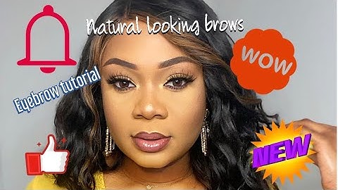 $1 EYE BROW TUTORIAL|  HOW TO DRAW YOUR BROWS WITH A PENCIL