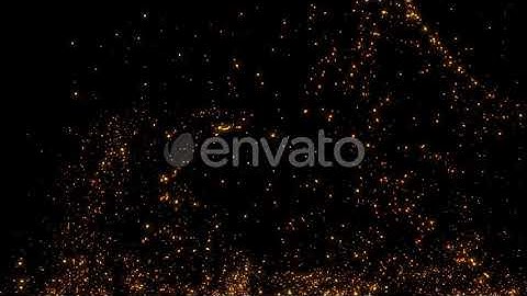 Gold Particle | Motion Graphics - Envato elements