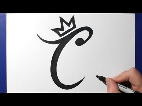 LETTER C BLACKGOLD QUEENPRINCESS  ALPHABETCROWNROYALTY  S logo  design Signature fonts King tattoos