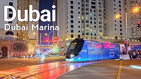 Dubai 4K🇦🇪 JBR, Dubai Marina Walking Tour
