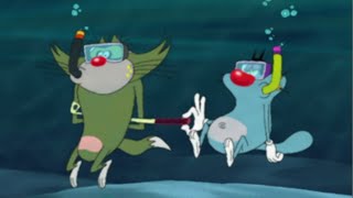 हिंदी Oggy and the Cockroaches  OGGY & JACK UNDER WATER  Hindi Cartoons for Kids