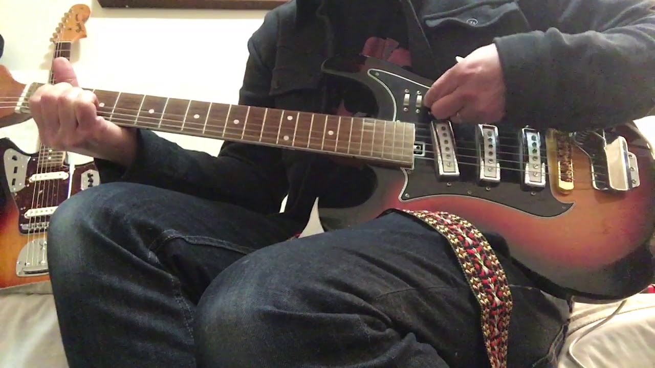 Norma EG 413-3T Vintage Guitar Teisco Silvertone Japan - YouTube