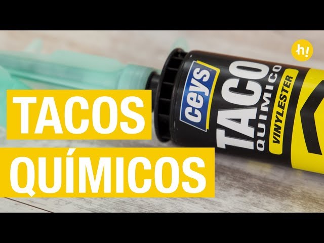 Ceys - Taco quimico resina poliester - Alta resistencia +900 Kg -  Endurecimiento rápido - 300 ml