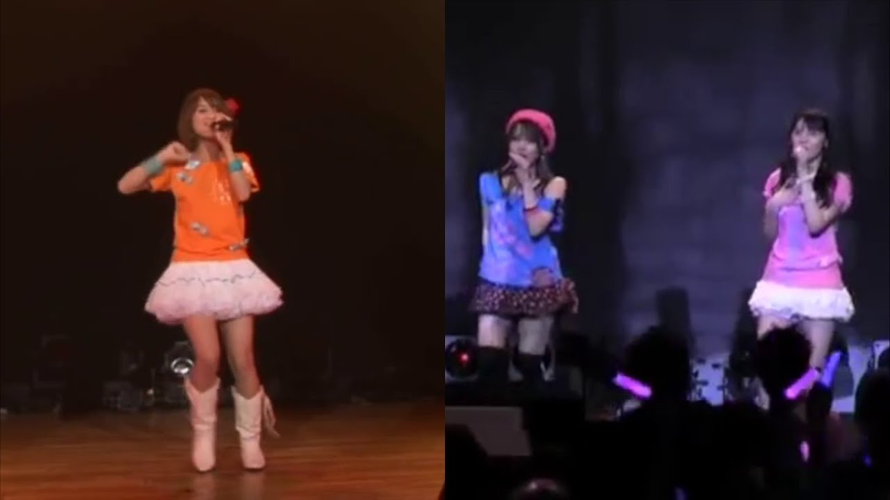 ６期3人で『赤いフリージア』 (亀井絵里 道重さゆみ 田中れいな)