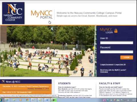 Video 1: What is the MyNCC Portal?