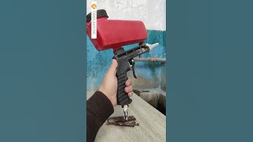 Sand blasting machine for rust removal