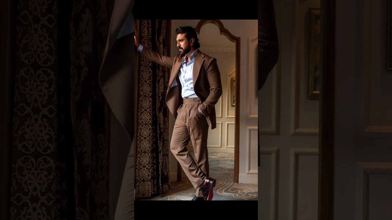 Mega Power Star Ram Charan looks incredibly dapper and sharp💥 