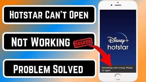 Hotstar Not Working Today on Mobile || Disney Hotstar Not Opening||Problem Solved|| iPhone || 2023||