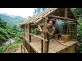 Increíble: Chica Construye Sola una Casa de Bambú de 2 Pisos desde Cero | Vida en la Naturaleza