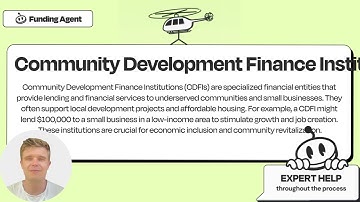 Community Development Finance Institutions